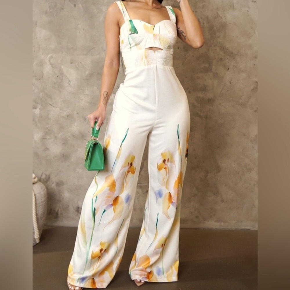 Spring Floral Jumpsuit